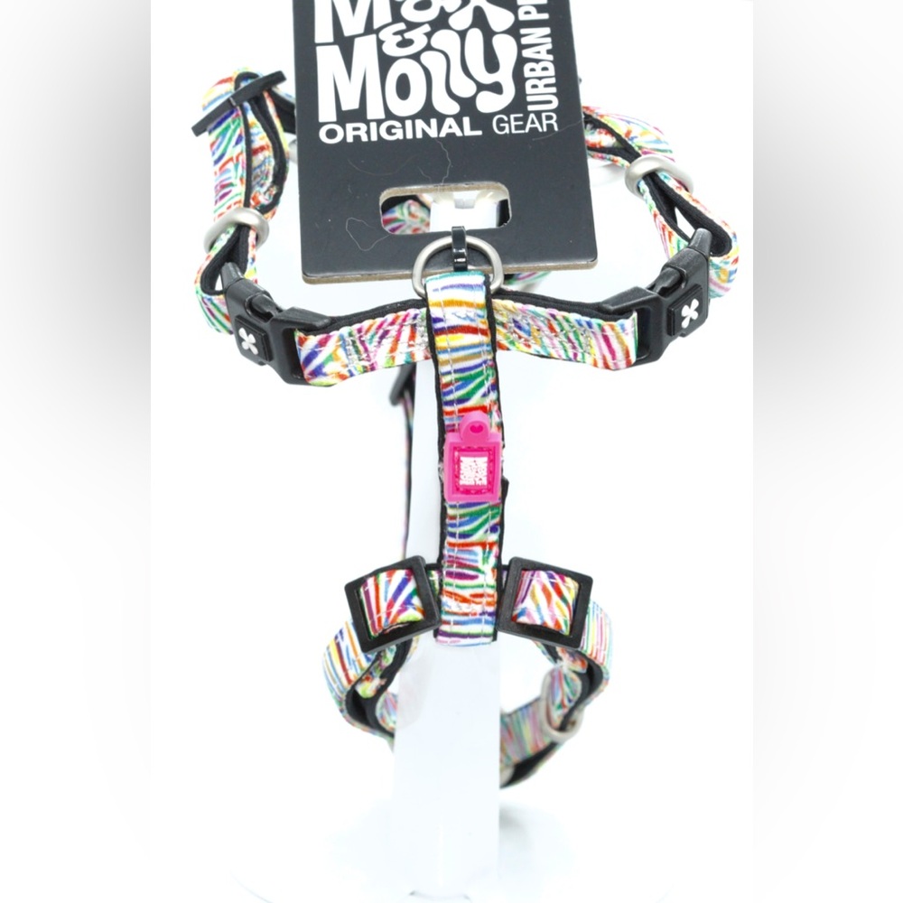 Max and Molly XS Magic Zebra Dog H-Harness